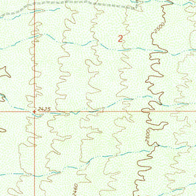 United States Geological Survey Ninetysix Hills NW, AZ (1966, 24000-Scale) digital map