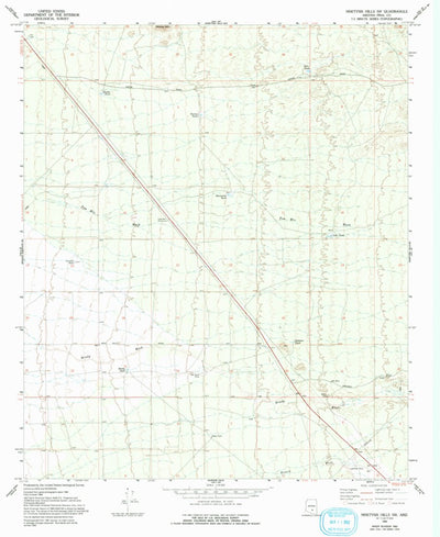 United States Geological Survey Ninetysix Hills SW, AZ (1966, 24000-Scale) digital map
