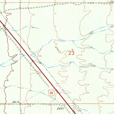 United States Geological Survey Ninetysix Hills SW, AZ (1966, 24000-Scale) digital map