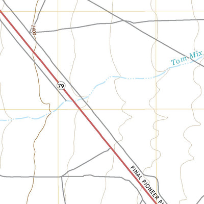 United States Geological Survey Ninetysix Hills SW, AZ (2021, 24000-Scale) digital map