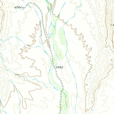 United States Geological Survey Ninetysix Ranch, TX (1972, 24000-Scale) digital map