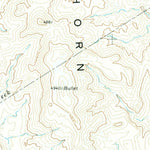 United States Geological Survey Ninetysix Ranch, TX (1972, 24000-Scale) digital map