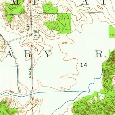 United States Geological Survey Nineveh, IN (1948, 24000-Scale) digital map