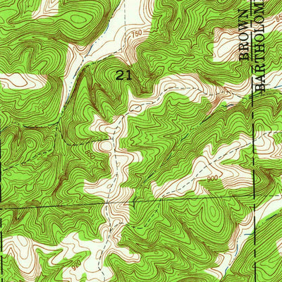 United States Geological Survey Nineveh, IN (1948, 24000-Scale) digital map