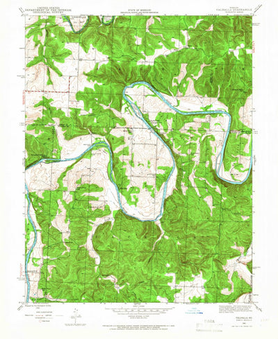United States Geological Survey Ninnescah Park, MO (1941, 24000-Scale) digital map
