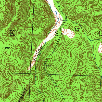 United States Geological Survey Ninnescah Park, MO (1941, 24000-Scale) digital map
