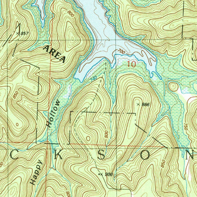United States Geological Survey Ninnescah Park, MO (1991, 24000-Scale) digital map