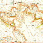 United States Geological Survey Niobe, ND (1949, 24000-Scale) digital map