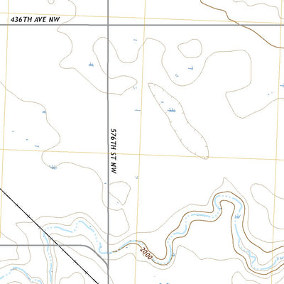 United States Geological Survey Niobe, ND (2020, 24000-Scale) digital map