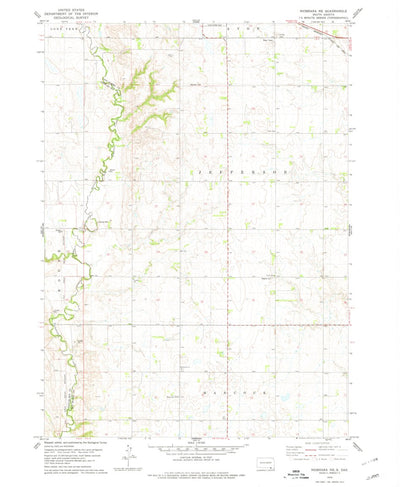 United States Geological Survey Niobrara NE, SD (1978, 24000-Scale) digital map