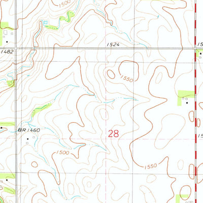 United States Geological Survey Niobrara NE, SD (1978, 24000-Scale) digital map