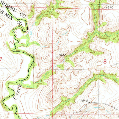 United States Geological Survey Niobrara NE, SD (1978, 24000-Scale) digital map