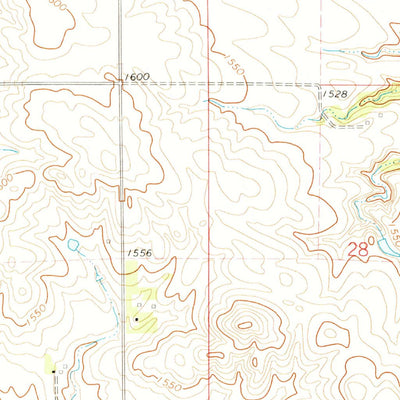 United States Geological Survey Niobrara NW, SD (1972, 24000-Scale) digital map