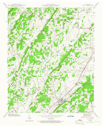 United States Geological Survey Niota, TN (1941, 24000-Scale) digital map