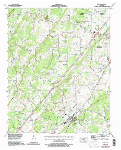 United States Geological Survey Niota, TN (1974, 24000-Scale) digital map