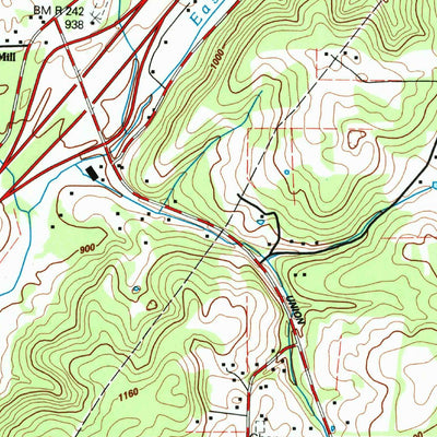 United States Geological Survey Niota, TN (1974, 24000-Scale) digital map