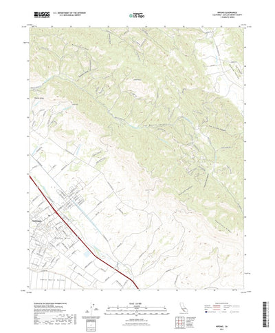 United States Geological Survey Nipomo, CA (2021, 24000-Scale) digital map