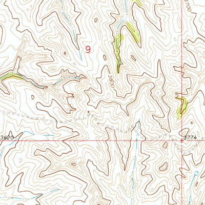 United States Geological Survey Nipple Butte, WY (1972, 24000-Scale) digital map