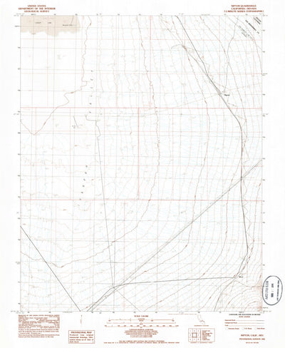 United States Geological Survey Nipton, CA-NV (1983, 24000-Scale) digital map