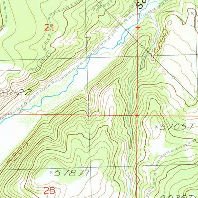 United States Geological Survey Nirling Hill, MT (1989, 24000-Scale) digital map