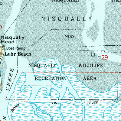 United States Geological Survey Nisqually, WA (1959, 24000-Scale) digital map