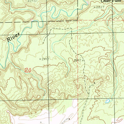 United States Geological Survey Nisula, MI (1982, 25000-Scale) digital map