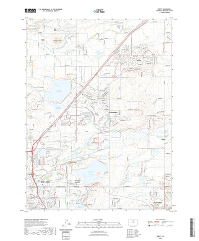 United States Geological Survey Niwot, CO (2022, 24000-Scale) digital map