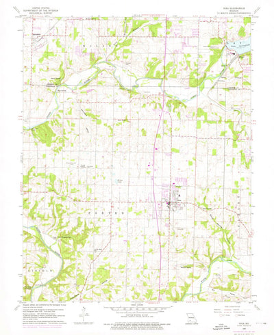 United States Geological Survey Nixa, MO (1960, 24000-Scale) digital map