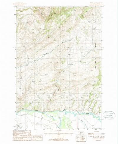United States Geological Survey Nixon Gulch, MT (1987, 24000-Scale) digital map