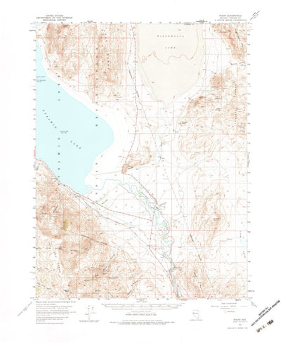 United States Geological Survey Nixon, NV (1957, 62500-Scale) digital map