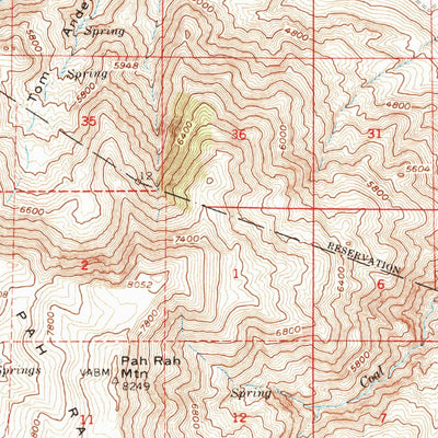 United States Geological Survey Nixon, NV (1957, 62500-Scale) digital map