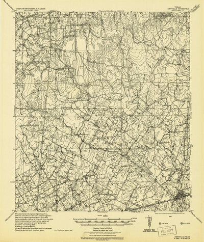 United States Geological Survey Nixon, TX (1942, 62500-Scale) digital map