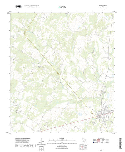 United States Geological Survey Nixon, TX (2022, 24000-Scale) digital map