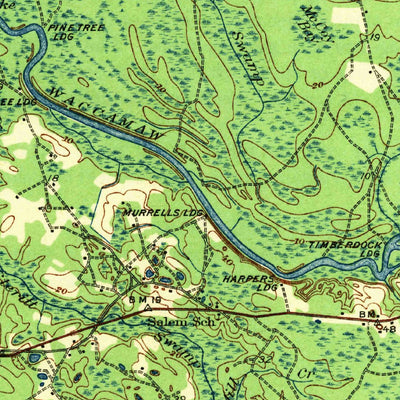 United States Geological Survey Nixonville, SC (1942, 62500-Scale) digital map