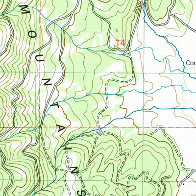 United States Geological Survey No Business Mountain, ID (2004, 24000-Scale) digital map