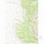 United States Geological Survey No Man Peak, MT (1988, 24000-Scale) digital map