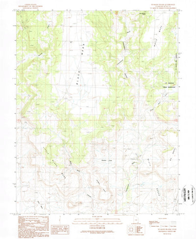 United States Geological Survey No-Mans Island, UT (1989, 24000-Scale) digital map