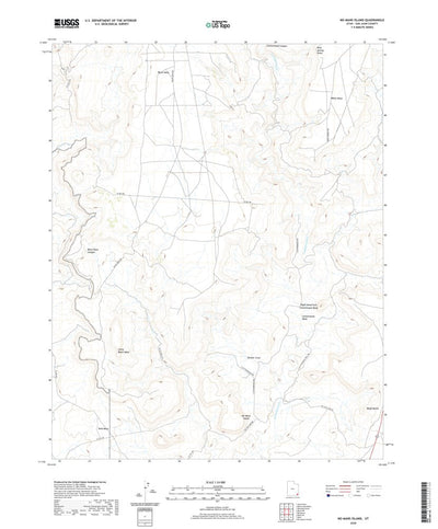 United States Geological Survey No-Mans Island, UT (2020, 24000-Scale) digital map