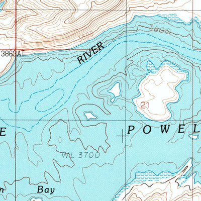 United States Geological Survey No Mans Mesa North, UT (1987, 24000-Scale) digital map