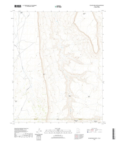 United States Geological Survey No Mans Mesa South, UT (2020, 24000-Scale) digital map