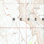 United States Geological Survey No Mans Mesa South, UT-AZ (1987, 24000-Scale) digital map