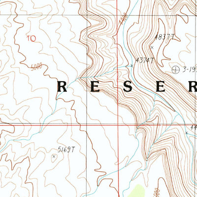 United States Geological Survey No Mans Mesa South, UT-AZ (1987, 24000-Scale) digital map