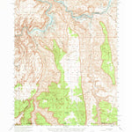United States Geological Survey No Mans Mesa, UT-AZ (1953, 62500-Scale) digital map