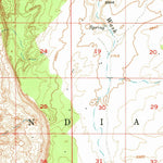 United States Geological Survey No Mans Mesa, UT-AZ (1953, 62500-Scale) digital map