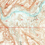 United States Geological Survey No Mans Mesa, UT-AZ (1953, 62500-Scale) digital map