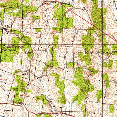 United States Geological Survey No Name, MO-IL (1922, 62500-Scale) digital map