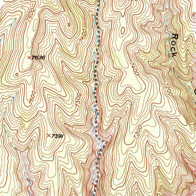United States Geological Survey No Name Ridge, CO (1952, 24000-Scale) digital map
