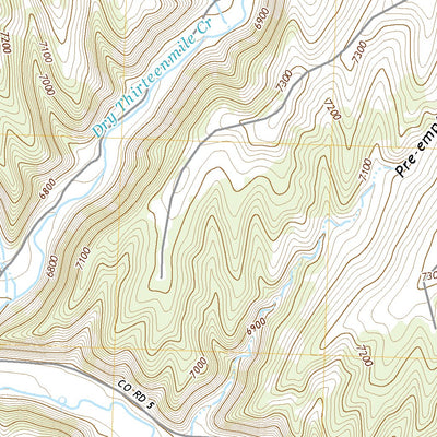 United States Geological Survey No Name Ridge, CO (2022, 24000-Scale) digital map