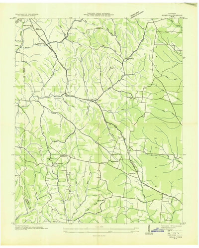United States Geological Survey Noah, TN (1936, 24000-Scale) digital map