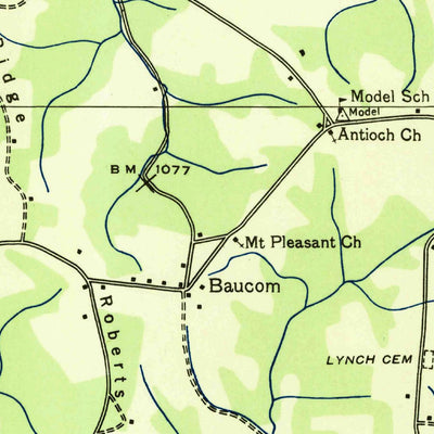 United States Geological Survey Noah, TN (1936, 24000-Scale) digital map